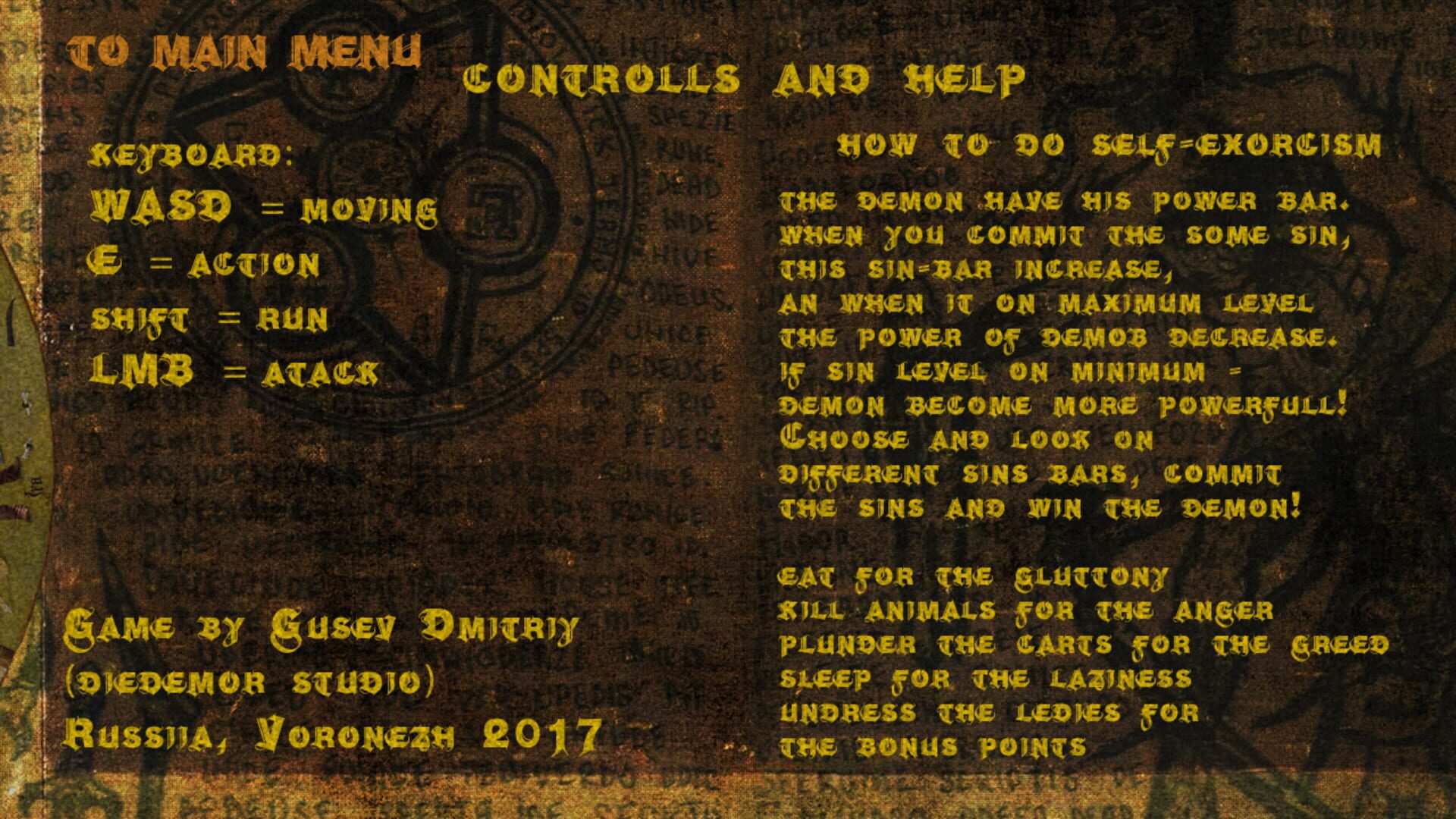 Game screenshot