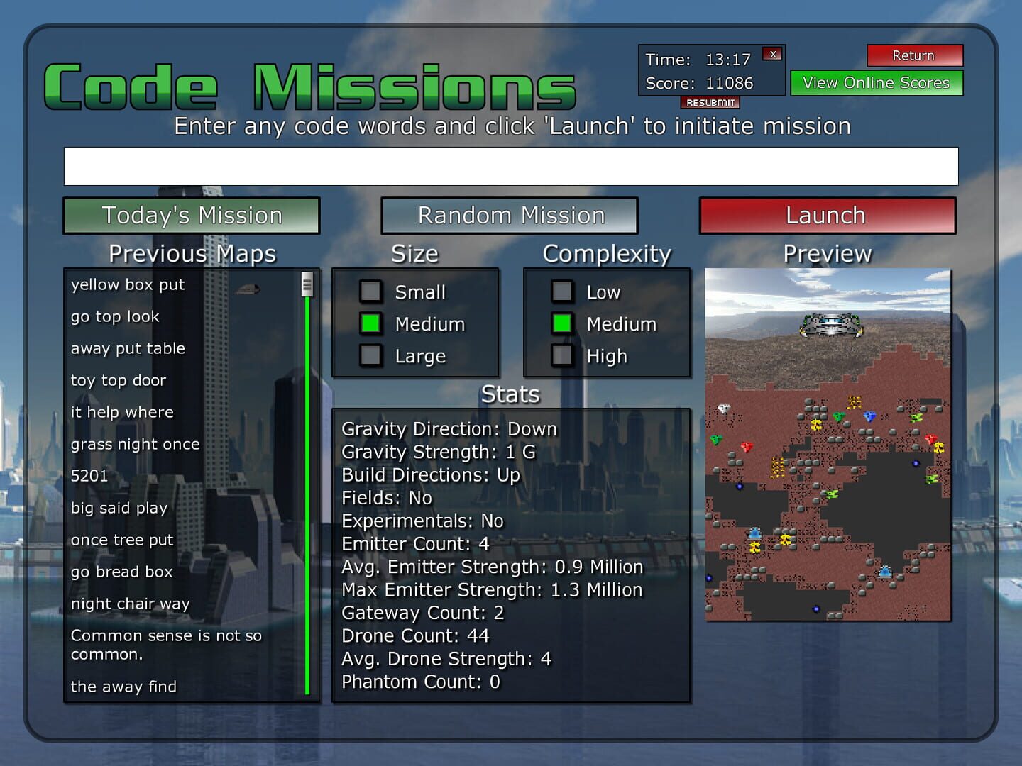 Game screenshot
