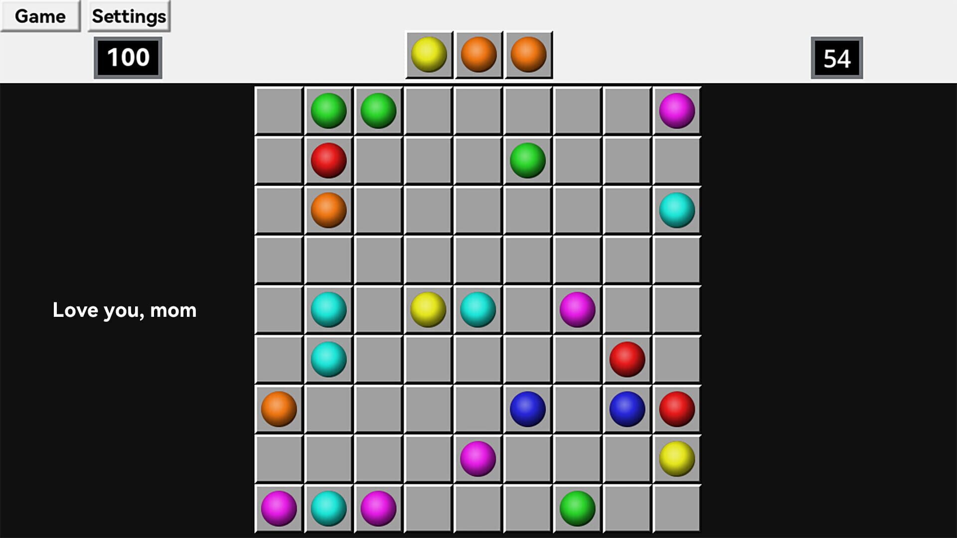 Game screenshot