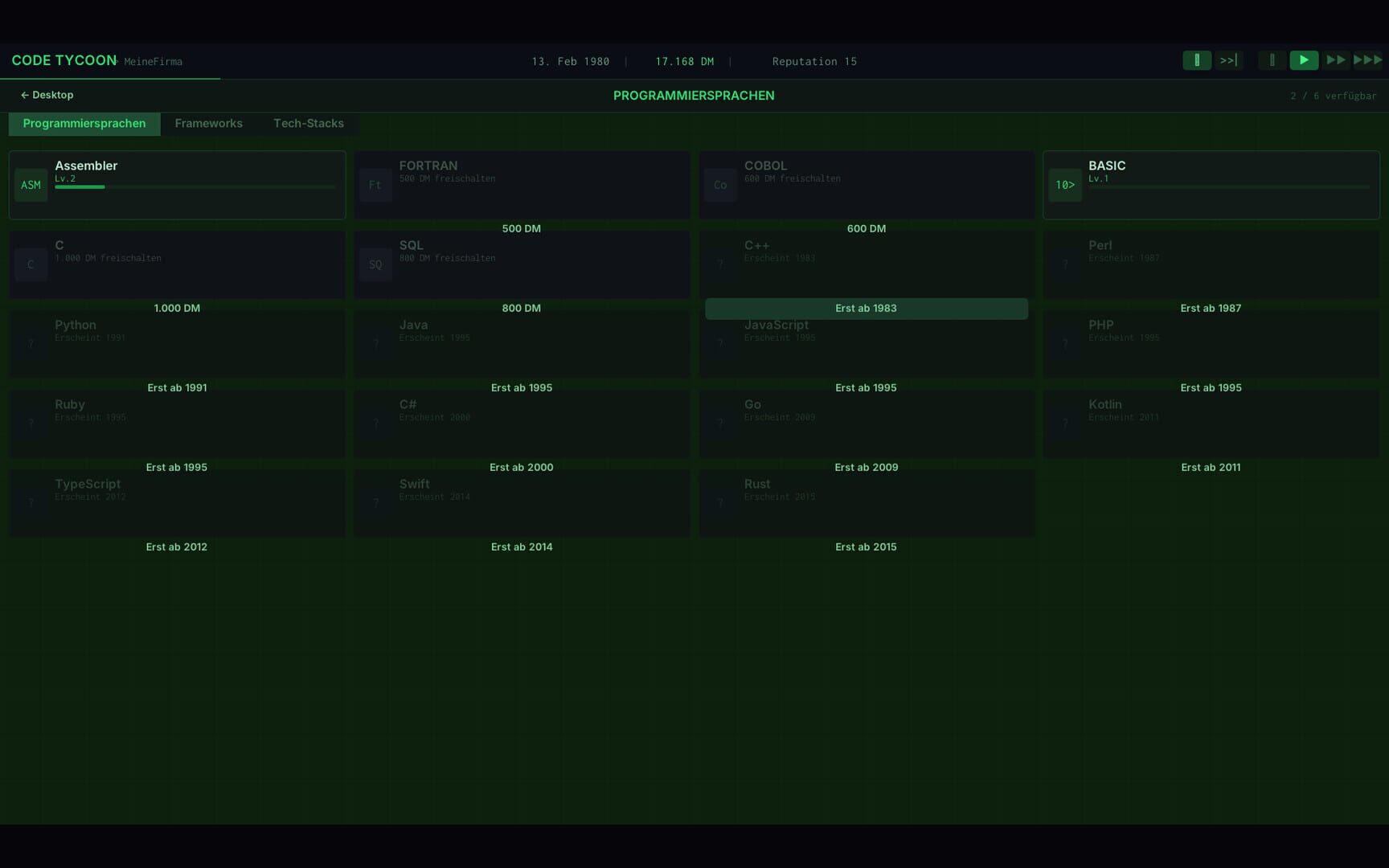 Game screenshot