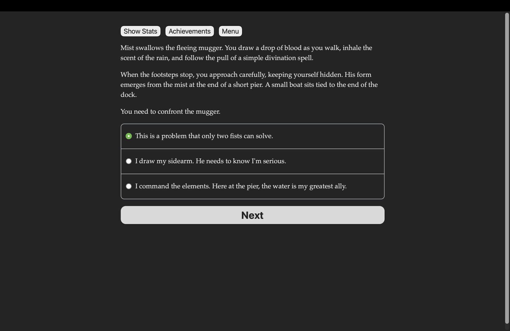 Game screenshot