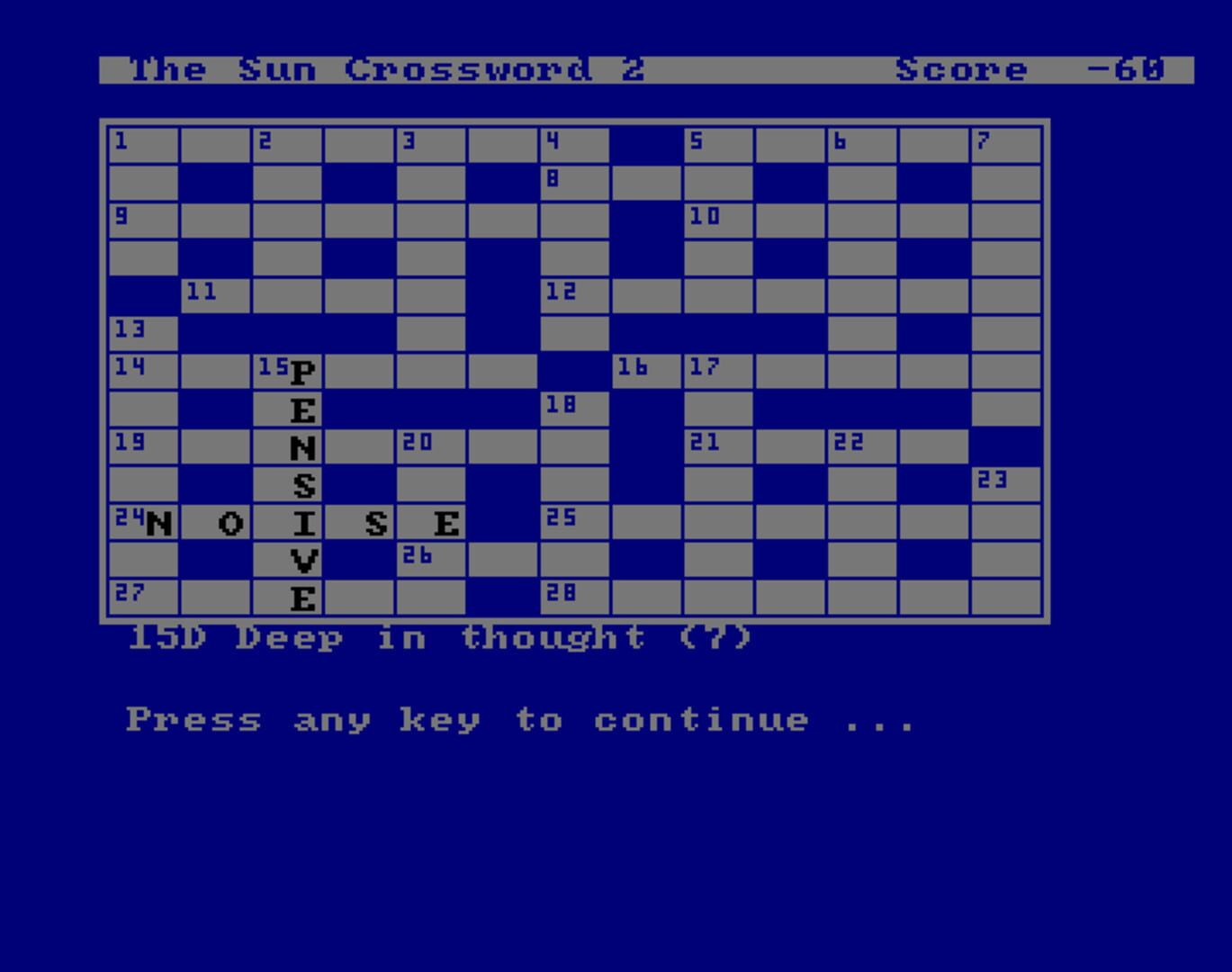 Game screenshot