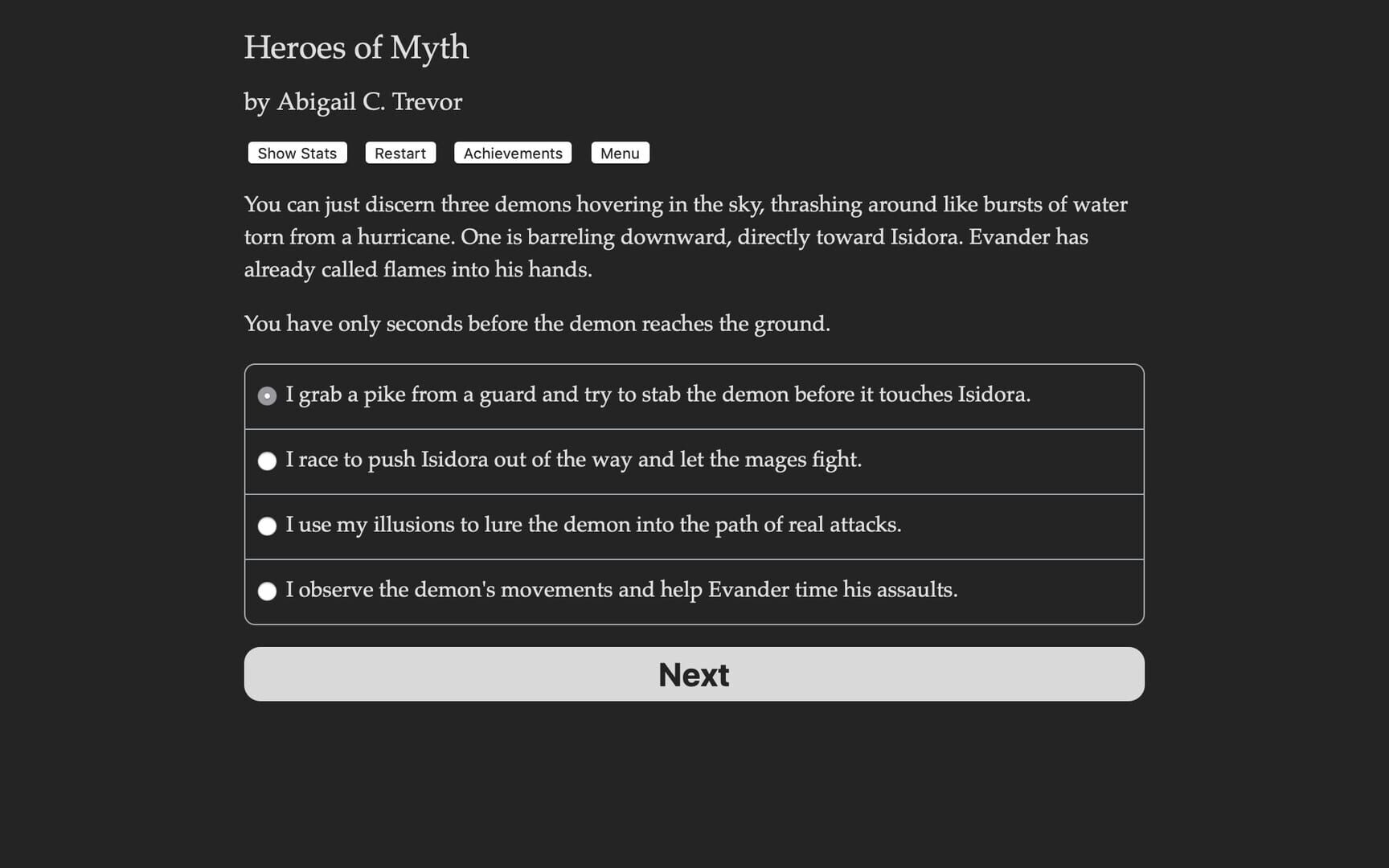 Game screenshot