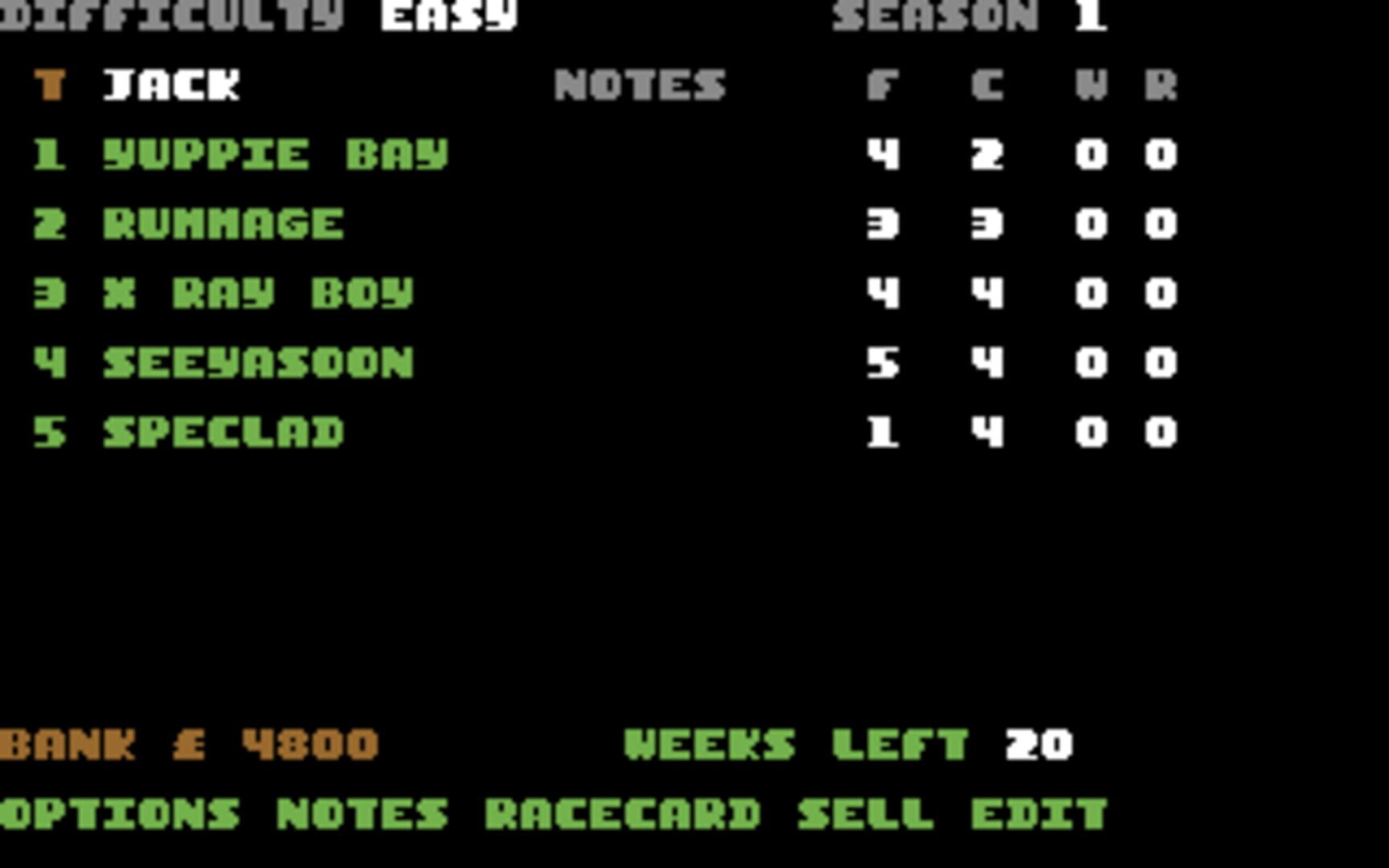 Game screenshot