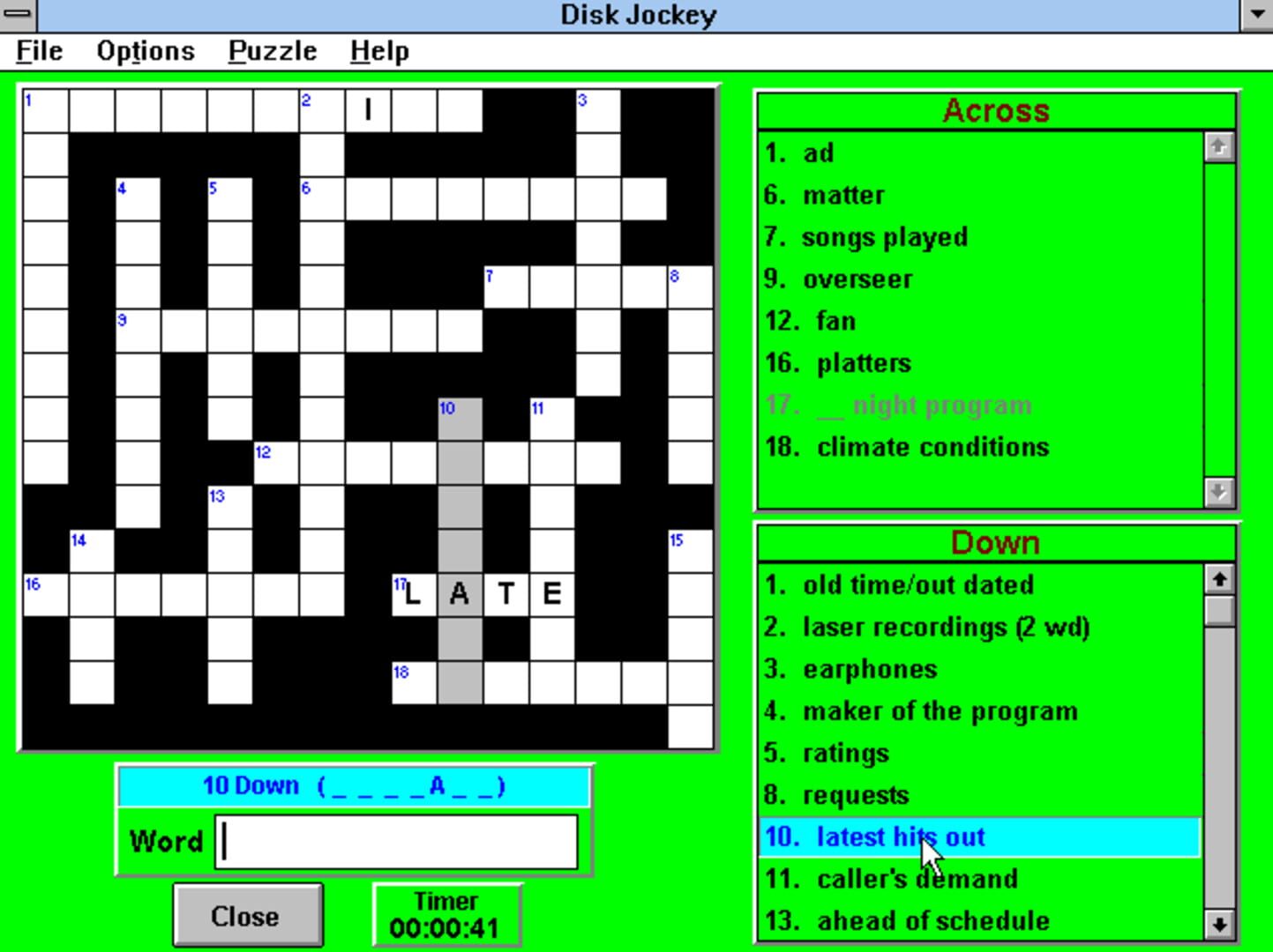 Game screenshot