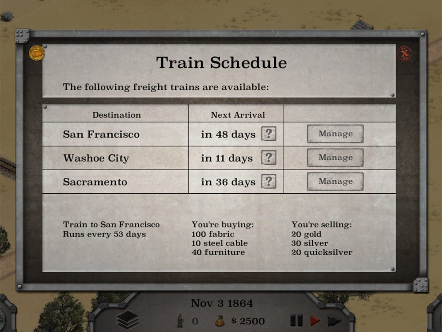 Game screenshot
