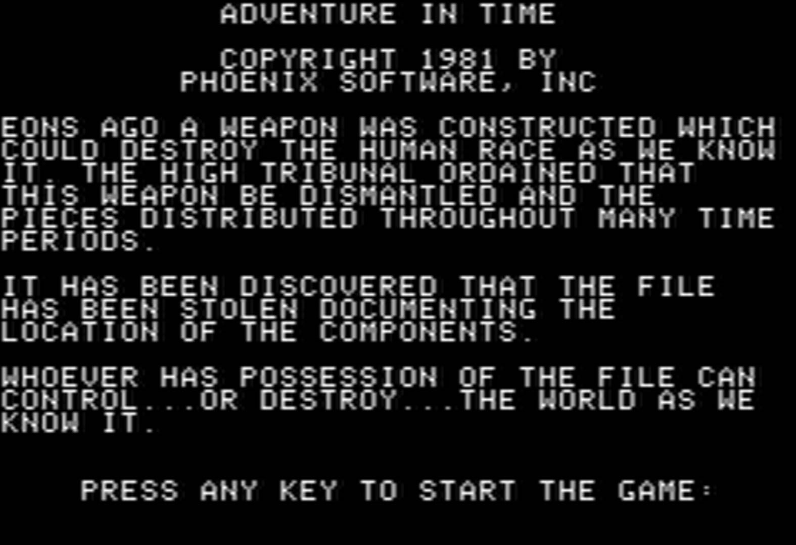 Game screenshot