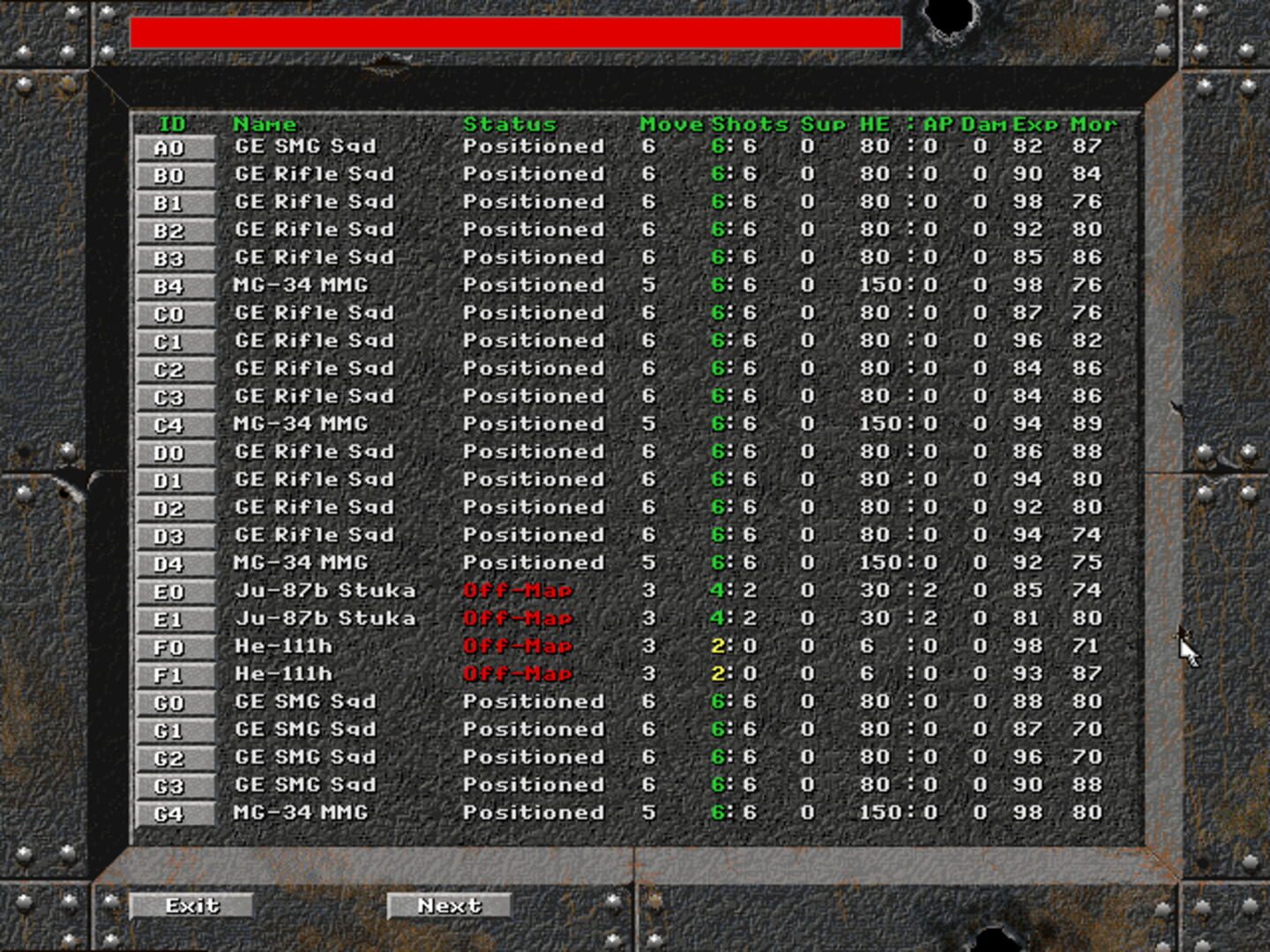 Game screenshot