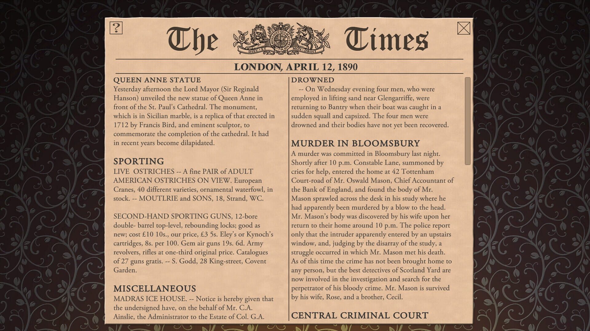 Game screenshot