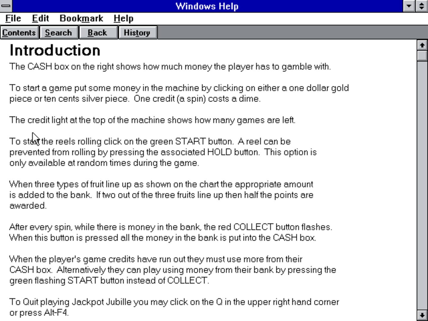 Game screenshot