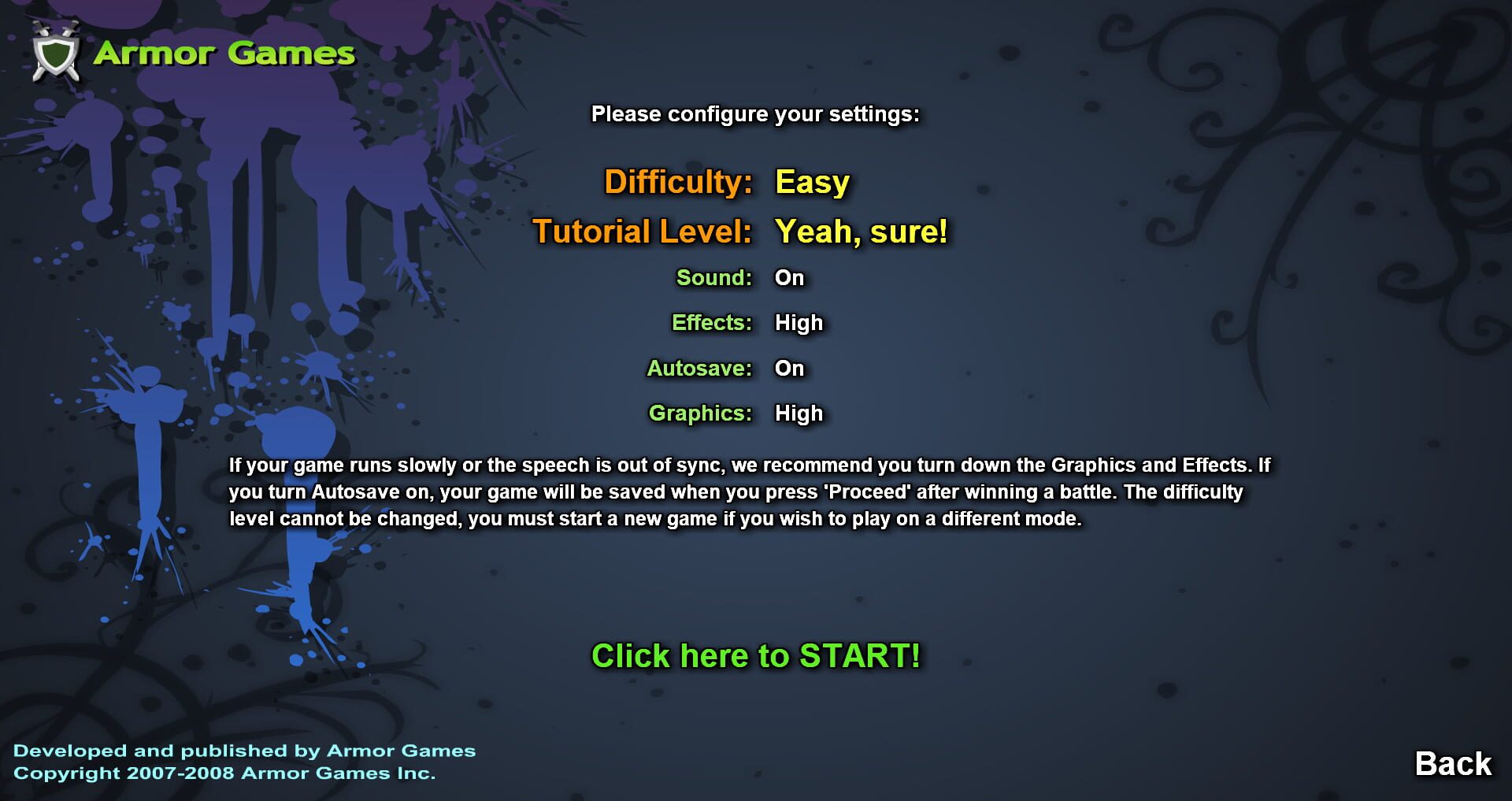 Game screenshot