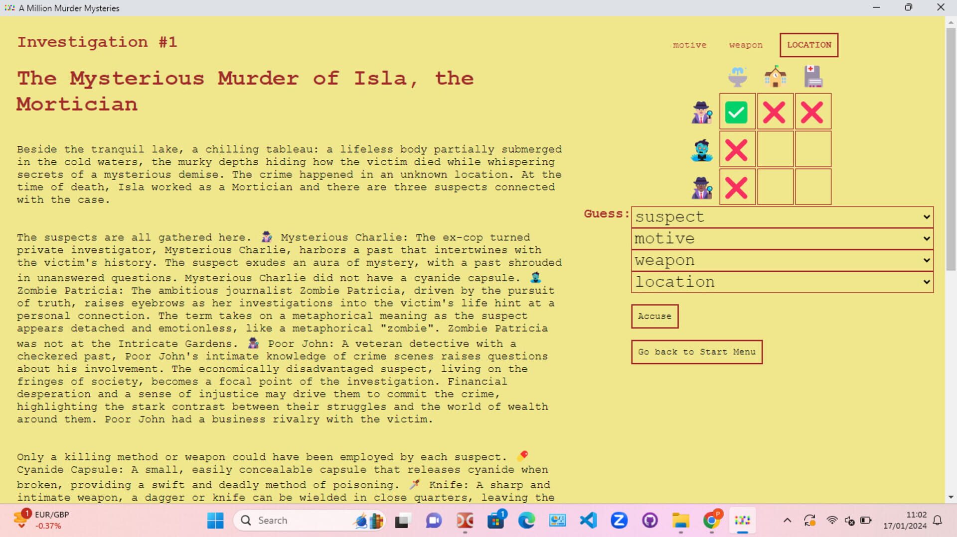 Game screenshot