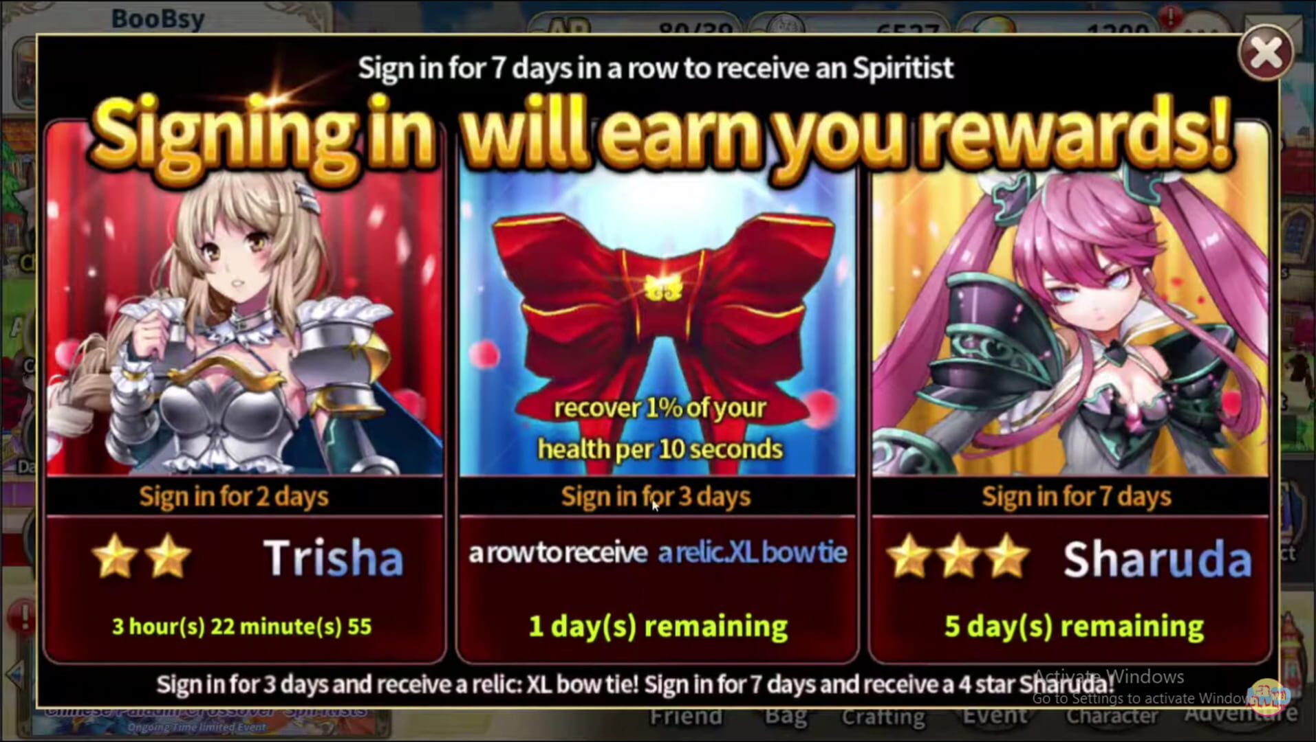 Game screenshot