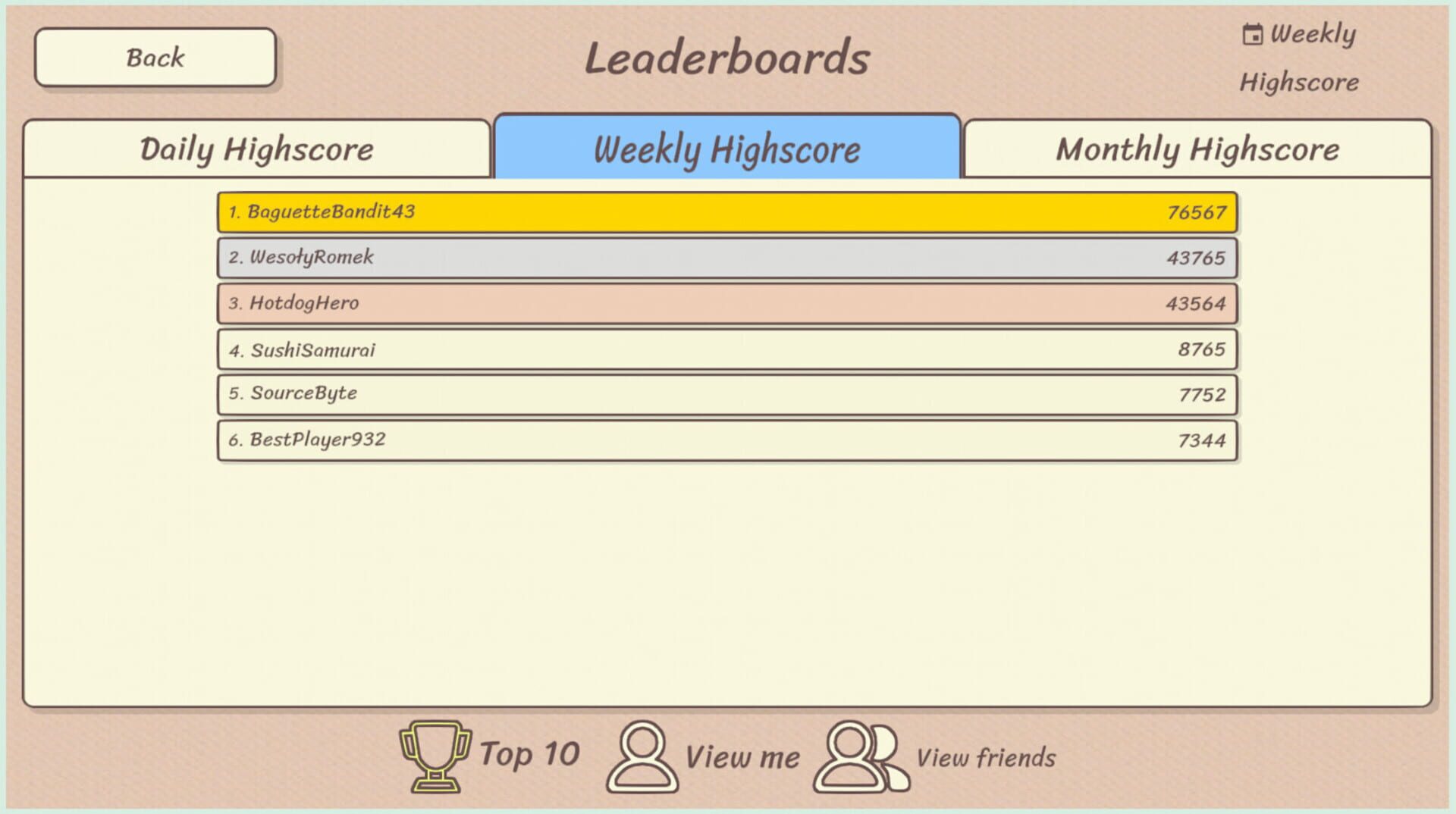 Game screenshot