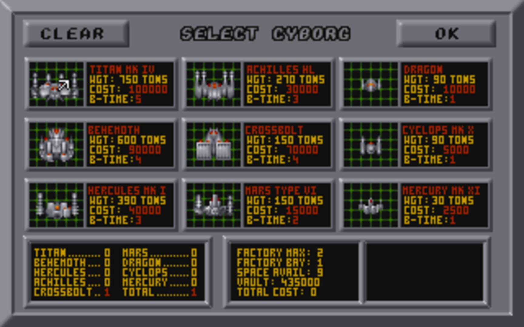 Game screenshot