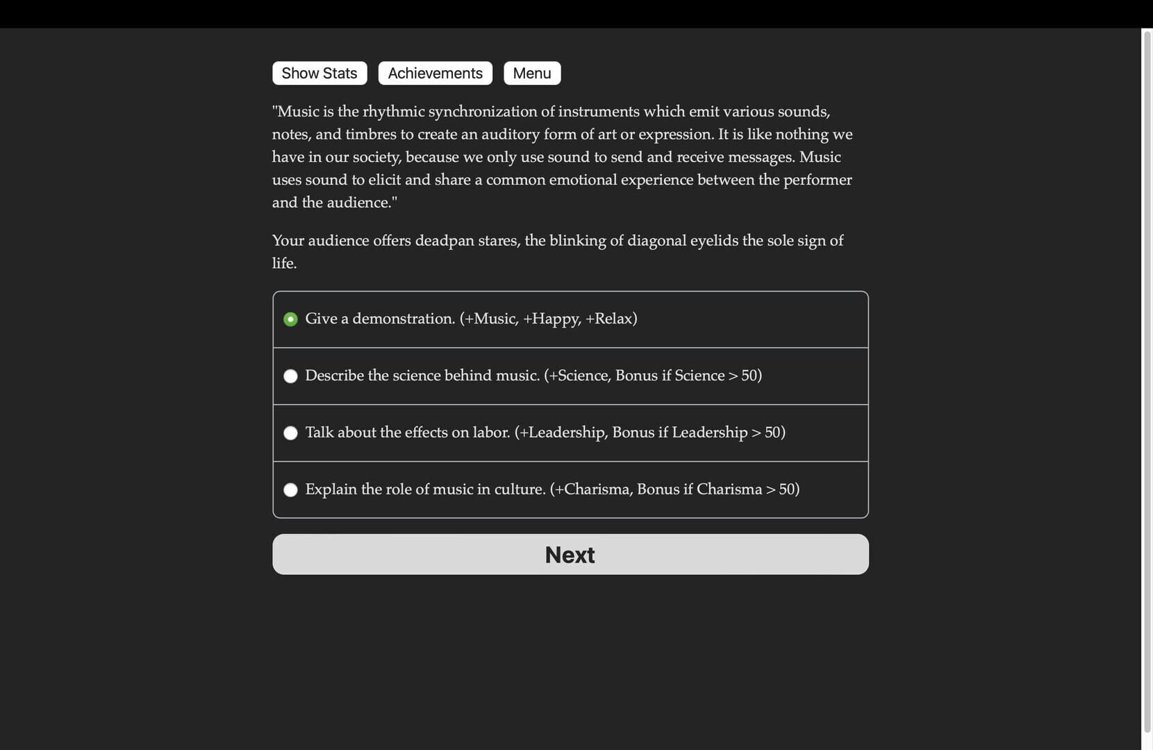 Game screenshot
