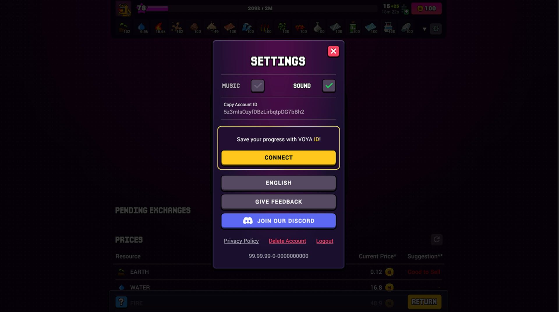 Game screenshot