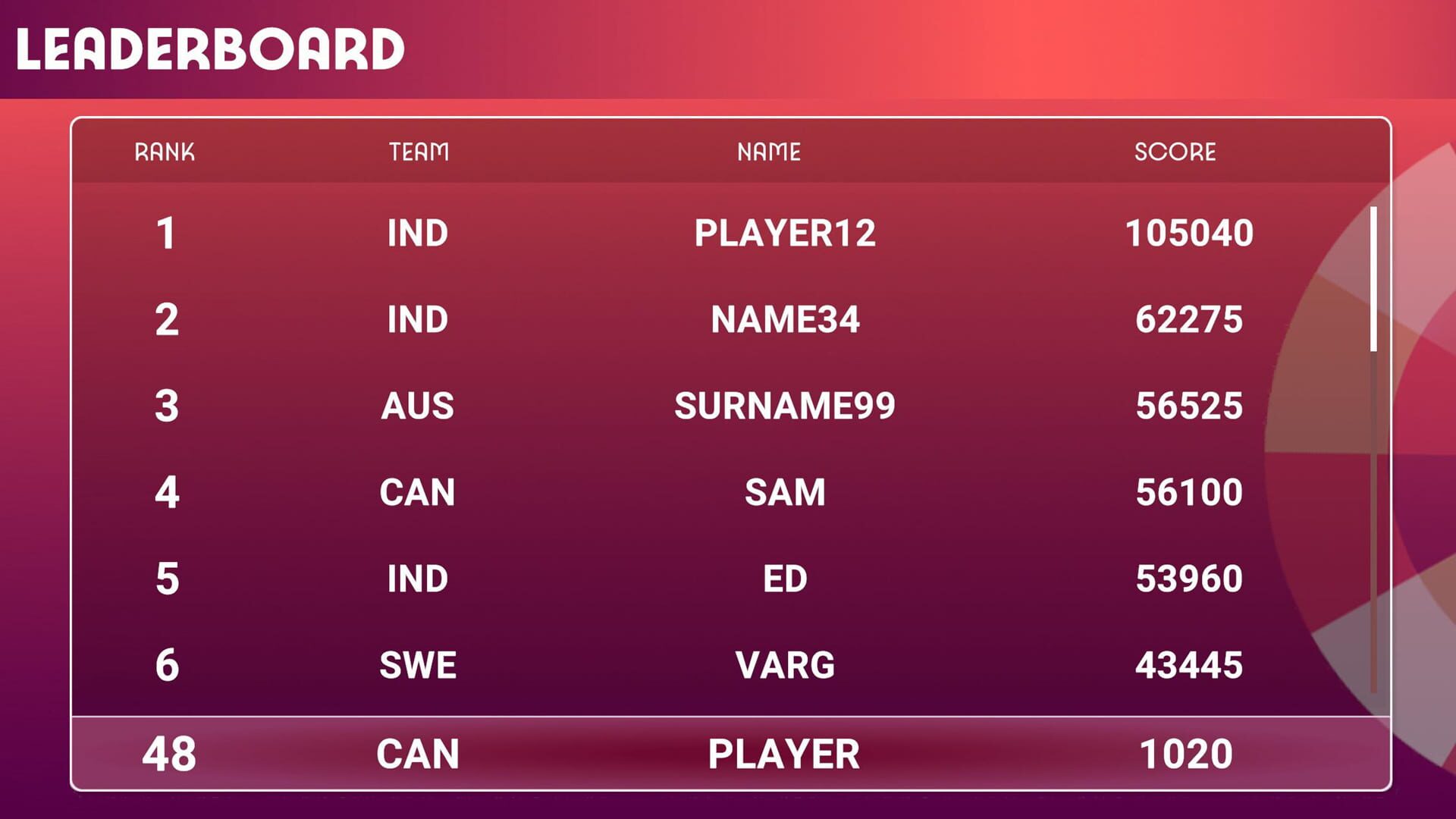 Game screenshot