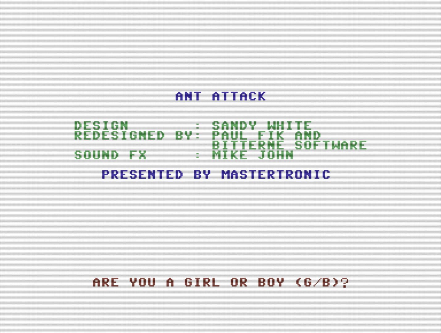 Game screenshot