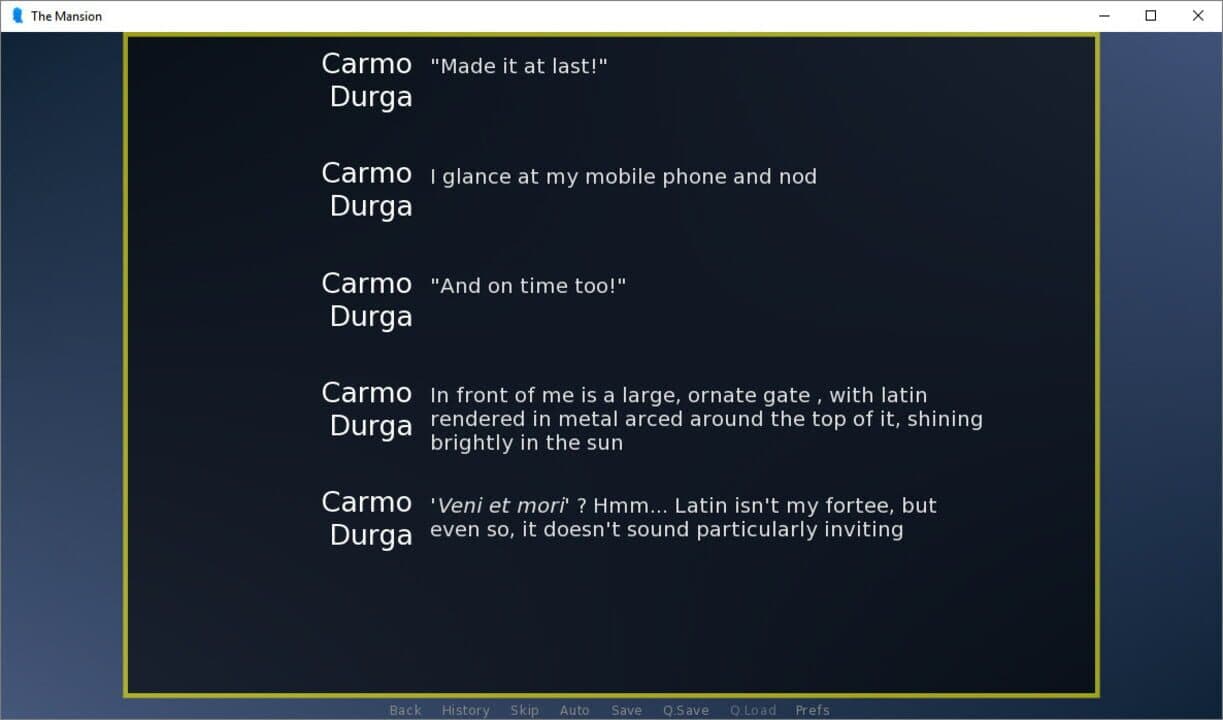 Game screenshot