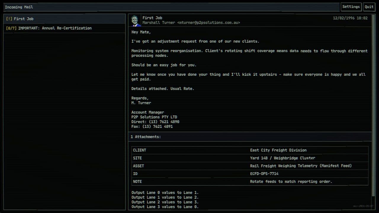 Game screenshot