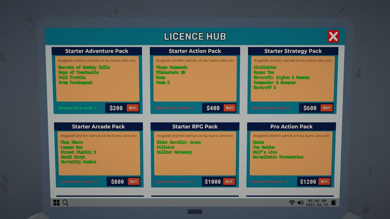 Game screenshot