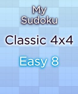 My Sudoku: Classic 4x4 Easy 8