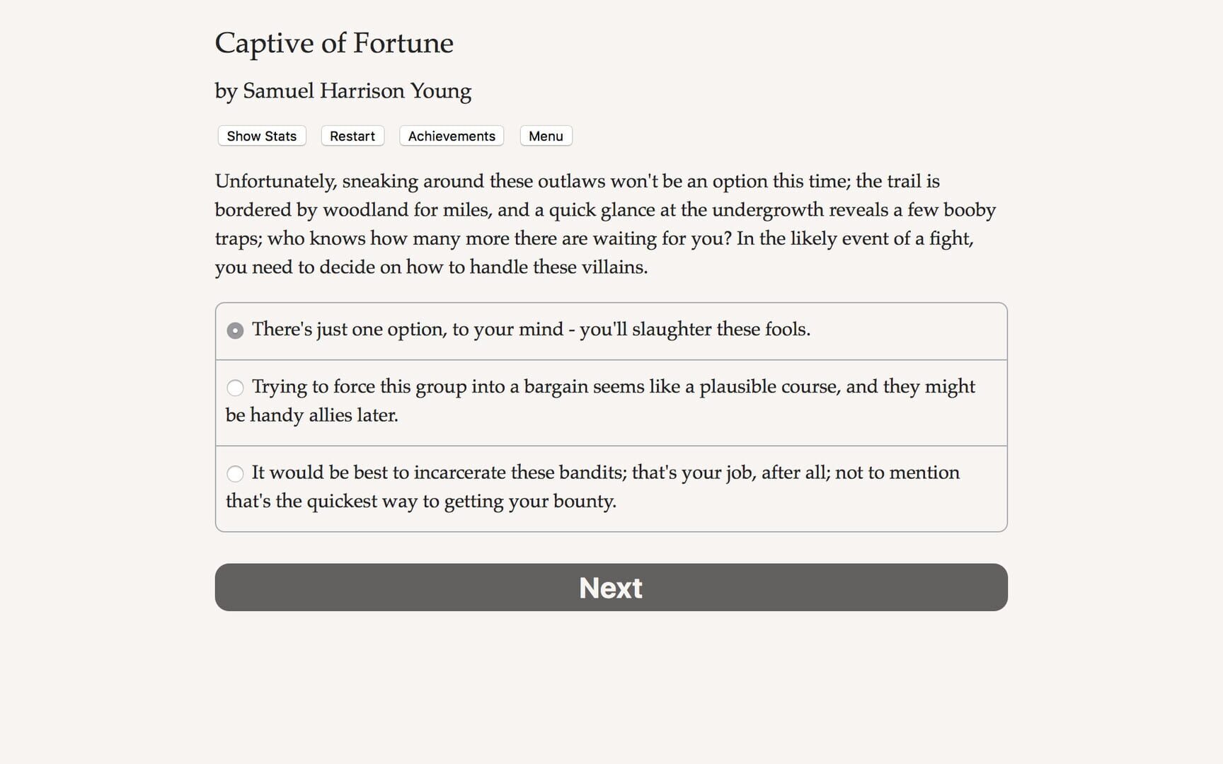 Game screenshot