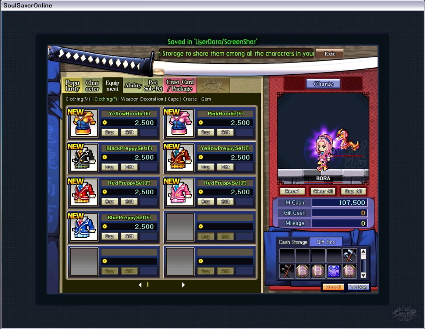 Game screenshot