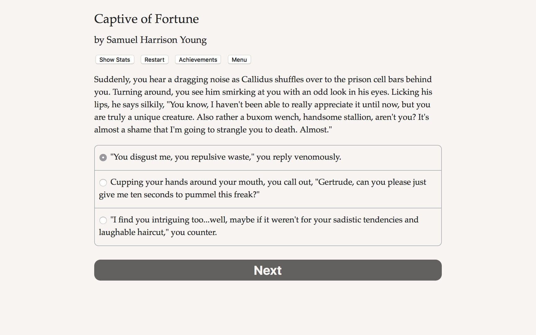 Game screenshot